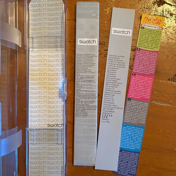 NWT Swatch Watch Chrono Huyana, Pink Unisex 2009 SUIP400 - Picture 11 of 12